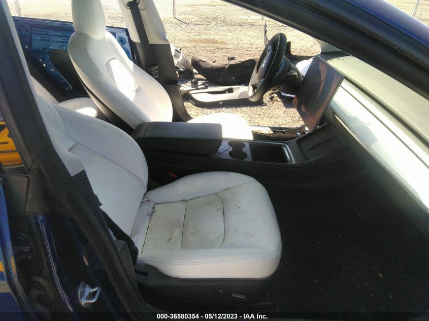2022 TESLA MODEL 3 - 5YJ3E1EA7NF376287