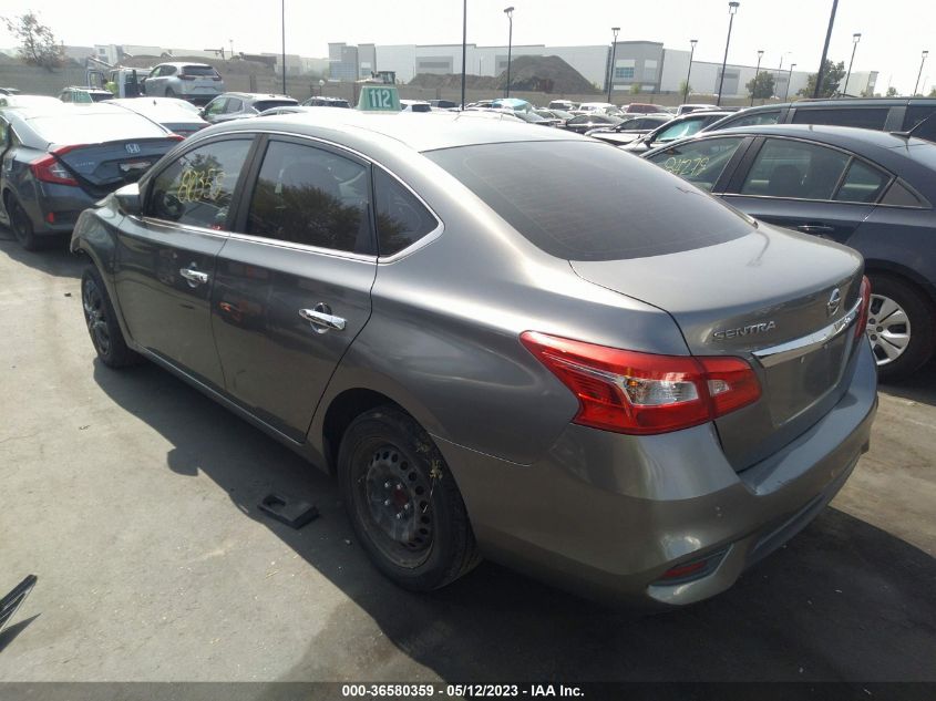 2016 NISSAN SENTRA S - 3N1AB7AP0GY268312