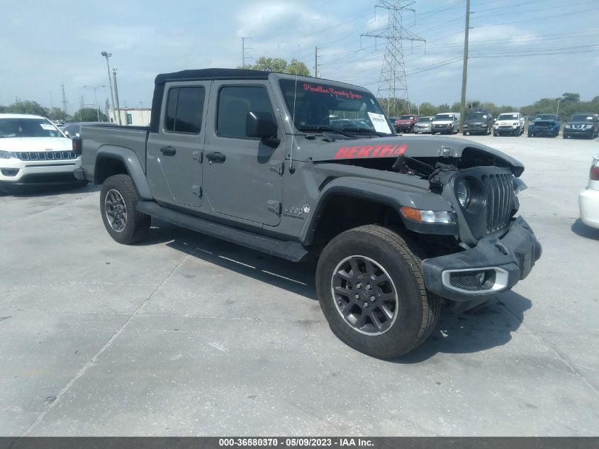 2022 JEEP GLADIATOR OVERLAND - 1C6HJTFG9NL107339
