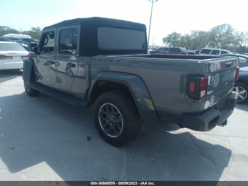 2022 JEEP GLADIATOR OVERLAND - 1C6HJTFG9NL107339
