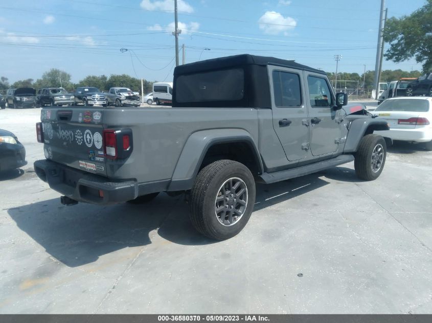 2022 JEEP GLADIATOR OVERLAND - 1C6HJTFG9NL107339