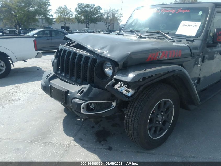 2022 JEEP GLADIATOR OVERLAND - 1C6HJTFG9NL107339