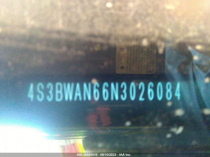 2022 SUBARU LEGACY LIMITED - 4S3BWAN66N3026084