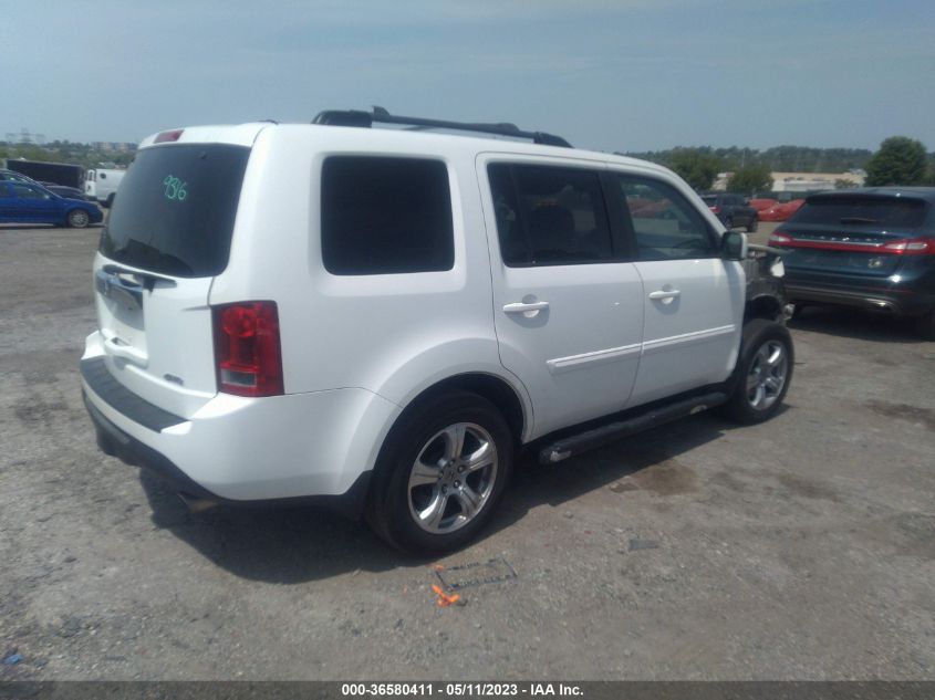 2013 HONDA PILOT EX-L - 5FNYF4H54DB060332