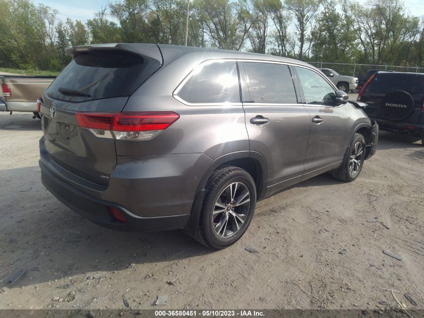 2018 TOYOTA HIGHLANDER LE - 5TDBZRFH6JS848172