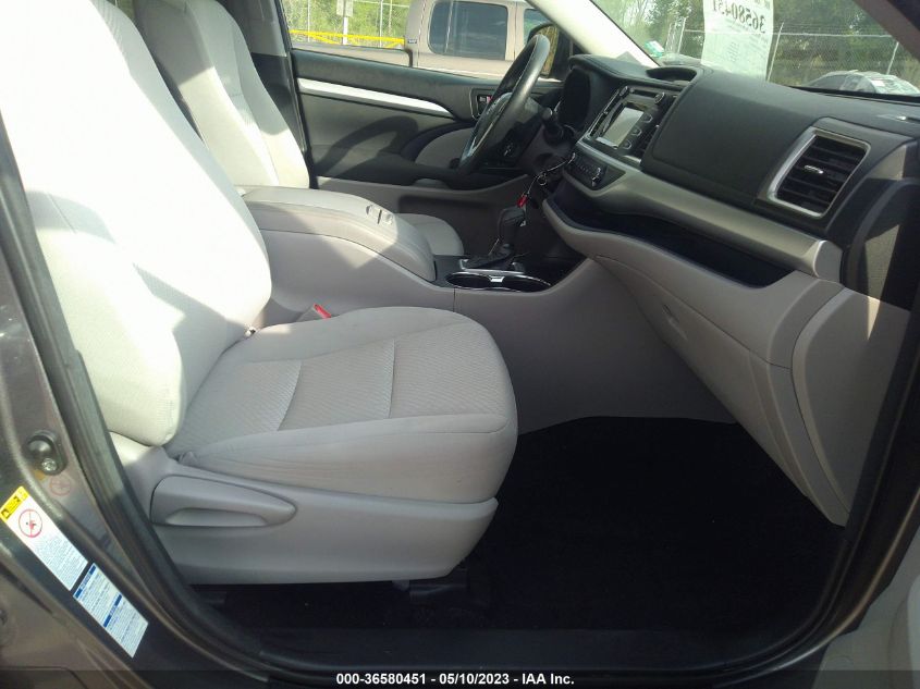 2018 TOYOTA HIGHLANDER LE - 5TDBZRFH6JS848172