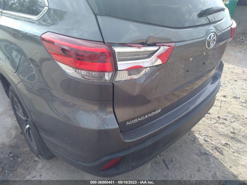 2018 TOYOTA HIGHLANDER LE - 5TDBZRFH6JS848172