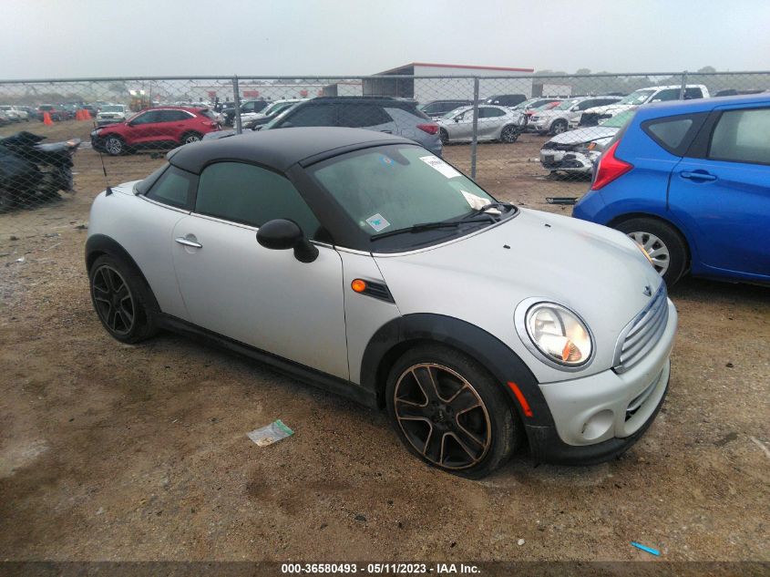 2013 MINI COOPER COUPE - WMWSX1C59DT507613