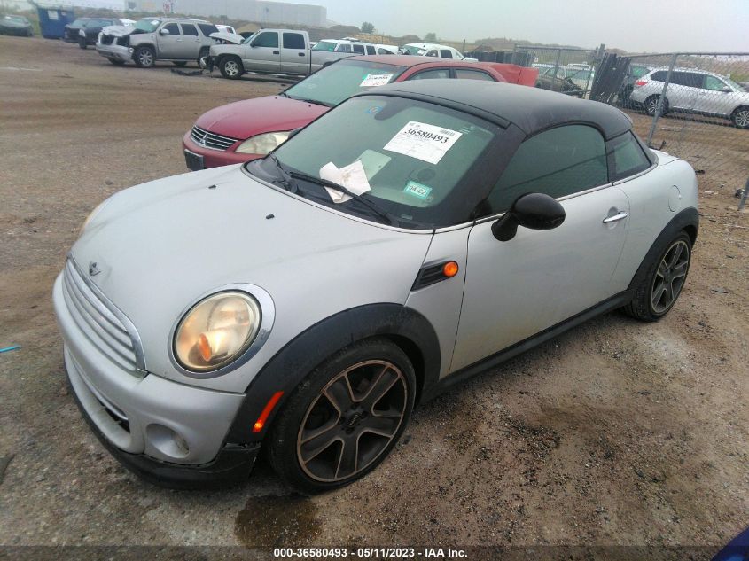 2013 MINI COOPER COUPE WMWSX1C59DT507613