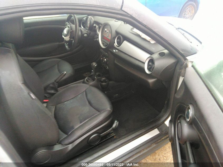 2013 MINI COOPER COUPE WMWSX1C59DT507613