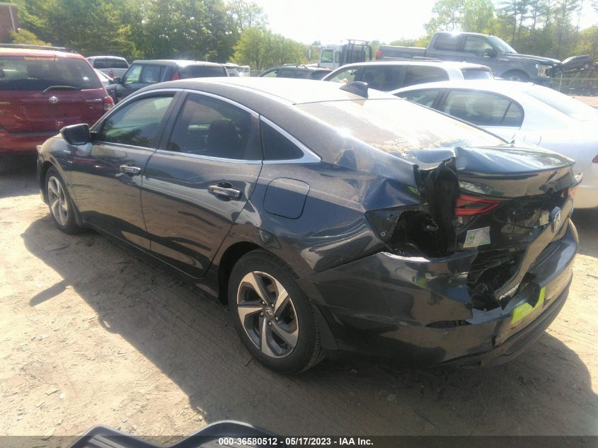 2019 HONDA INSIGHT EX 19XZE4F50KE016065