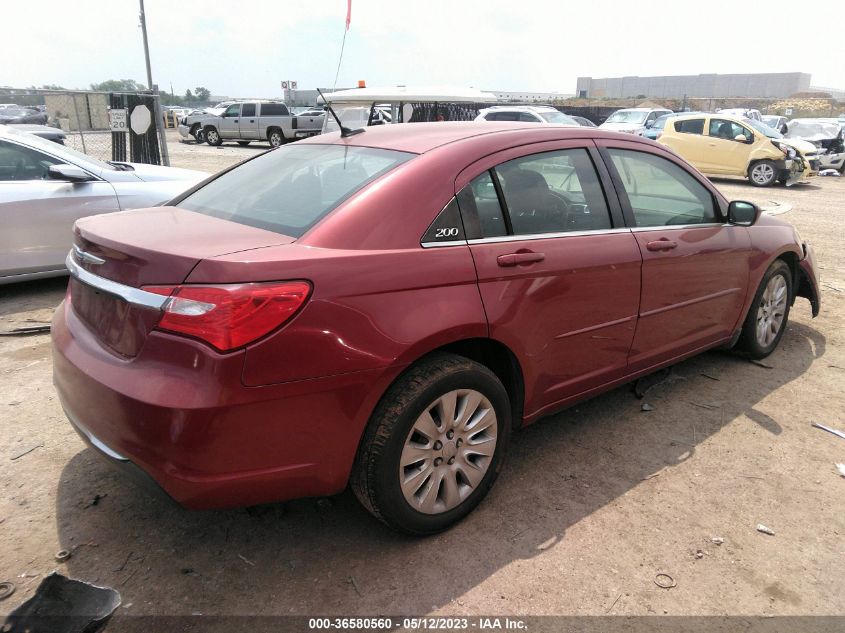 2014 CHRYSLER 200 LX - 1C3CCBAB9EN238136