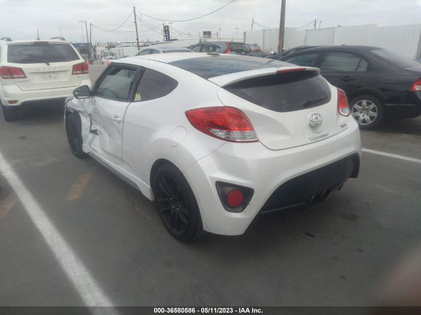 2016 HYUNDAI VELOSTER TURBO - KMHTC6AE9GU302015