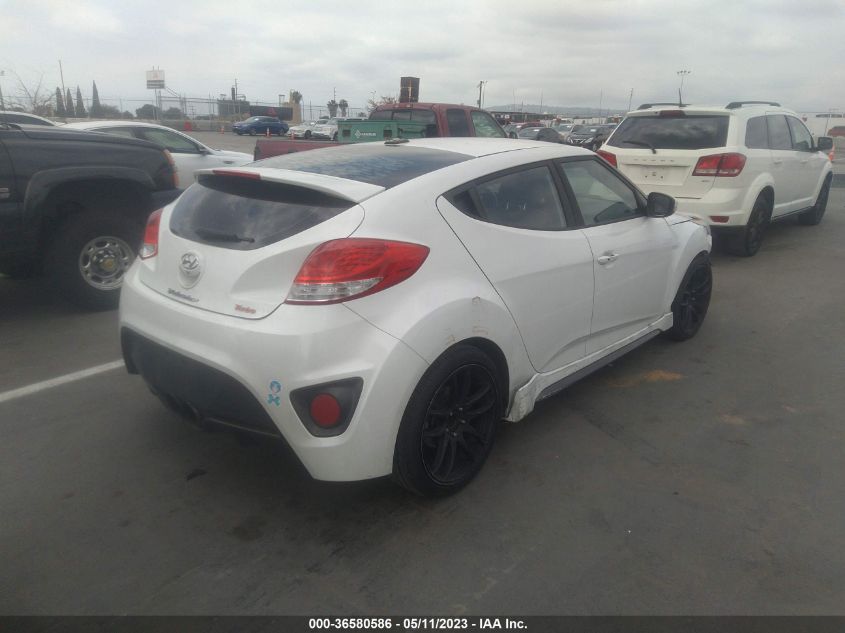 2016 HYUNDAI VELOSTER TURBO - KMHTC6AE9GU302015