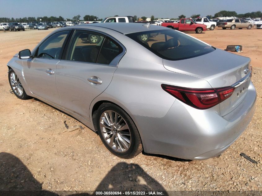 2020 INFINITI Q50 3.0T LUXE - JN1EV7AP3LM206439