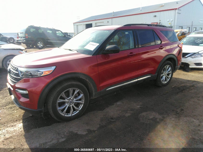 VIN 1FMSK8DH8LGC59313 2020 FORD EXPLORER XLT