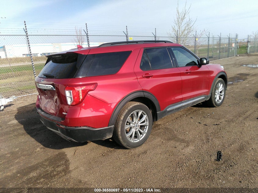 VIN 1FMSK8DH8LGC59313 2020 FORD EXPLORER XLT