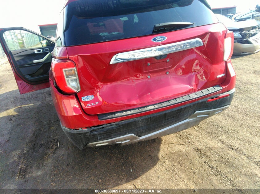 VIN 1FMSK8DH8LGC59313 2020 FORD EXPLORER XLT