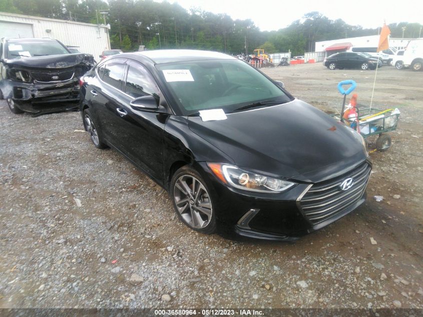 2017 HYUNDAI ELANTRA LIMITED - 5NPD84LF5HH038727