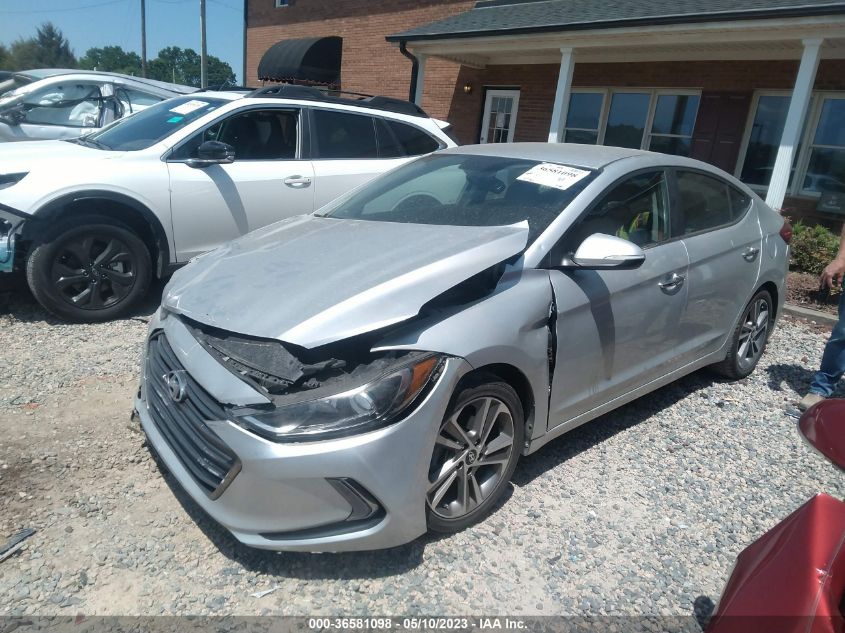 2017 HYUNDAI ELANTRA LIMITED - 5NPD84LFXHH040201