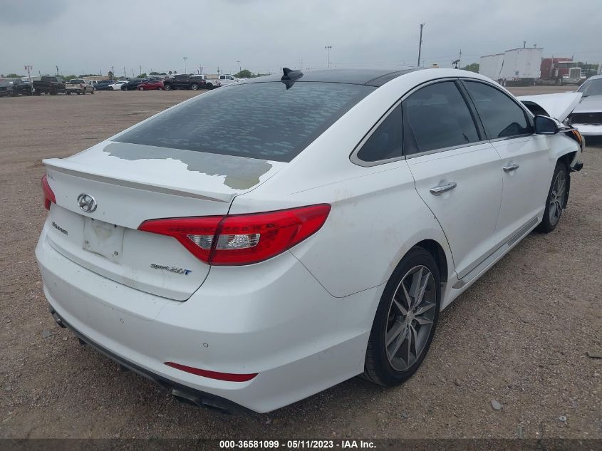 2015 HYUNDAI SONATA 2.0T SPORT - 5NPE34AB4FH075123