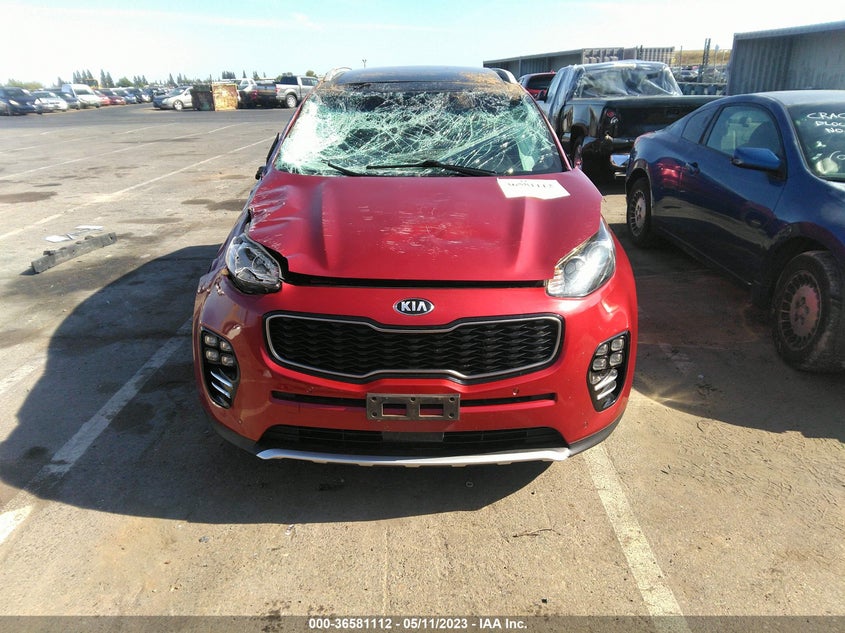 VIN KNDPR3A68H7261632 2017 KIA SPORTAGE SX TURBO