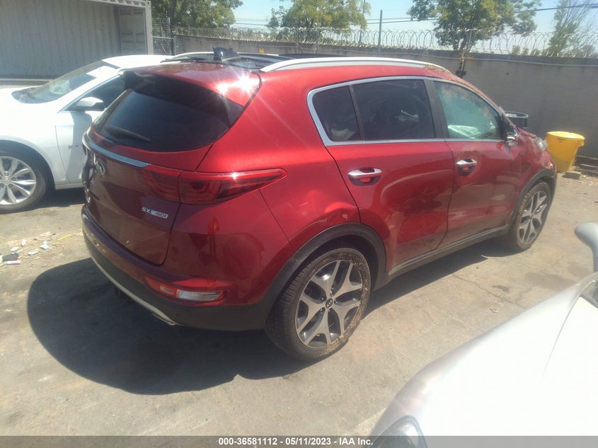 VIN KNDPR3A68H7261632 2017 KIA SPORTAGE SX TURBO