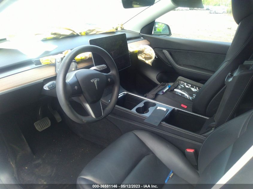 2022 TESLA MODEL Y LONG RANGE - 7SAYGAEE9NF381139