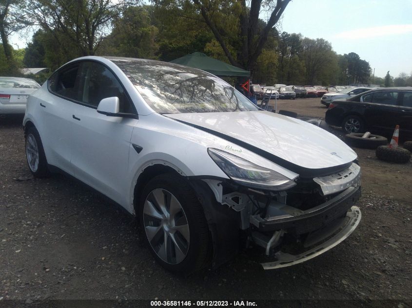 2022 TESLA MODEL Y LONG RANGE - 7SAYGAEE9NF381139