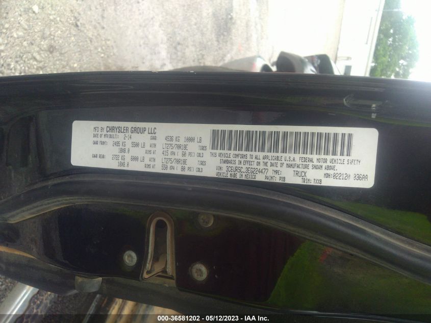 2014 RAM 2500 TRADESMAN - 3C6UR5CJ3EG224477