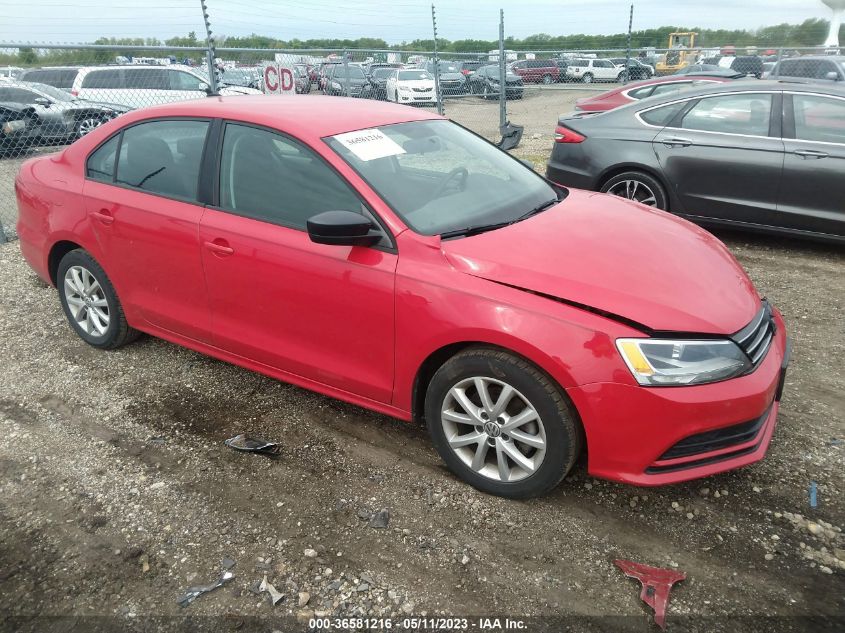 2015 VOLKSWAGEN JETTA SEDAN 1.8T SE - 3VWD17AJ2FM265147