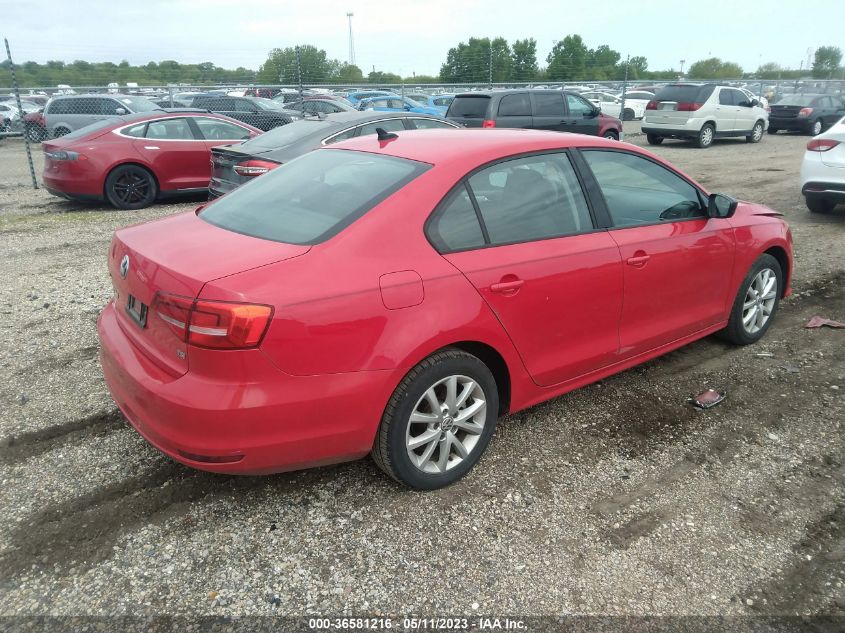 2015 VOLKSWAGEN JETTA SEDAN 1.8T SE - 3VWD17AJ2FM265147