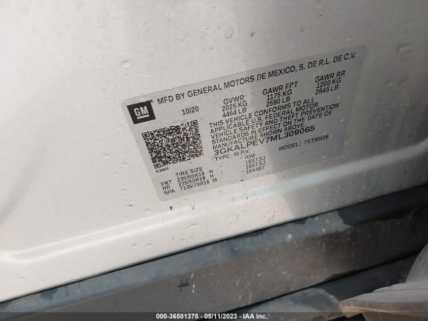 2021 GMC TERRAIN SLT - 3GKALPEV7ML309065