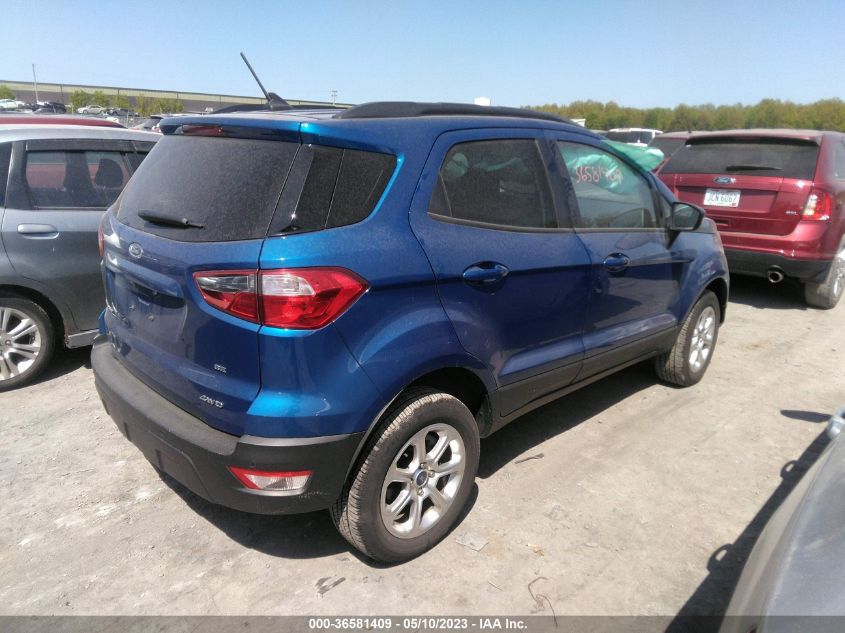 2020 FORD ECOSPORT SE - MAJ6S3GL4LC363996