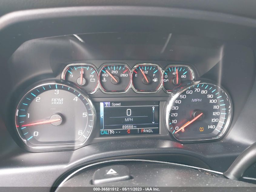 2017 CHEVROLET SILVERADO 1500 LTZ - 3GCPCSEC4HG375594