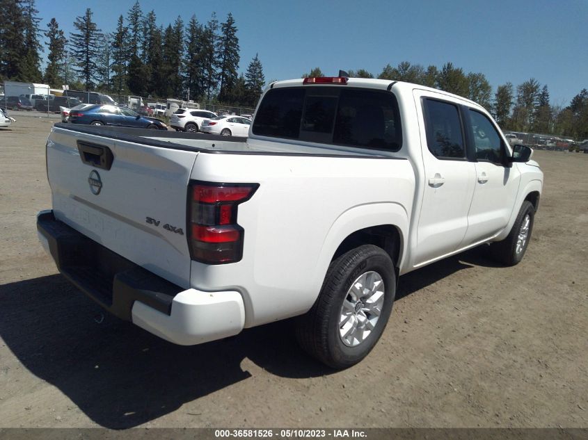 2022 NISSAN FRONTIER SV - 1N6ED1EKXNN617407