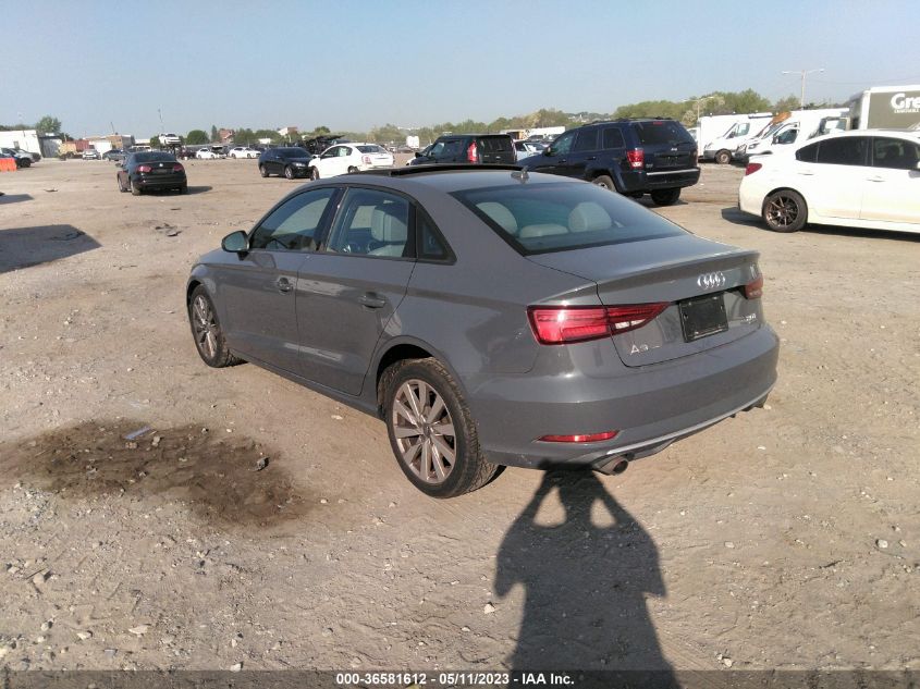 2017 AUDI A3 SEDAN PREMIUM - WAUB8GFF4H1063997