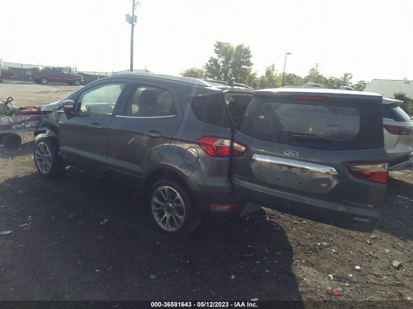 2020 FORD ECOSPORT TITANIUM - MAJ6S3KL4LC314014