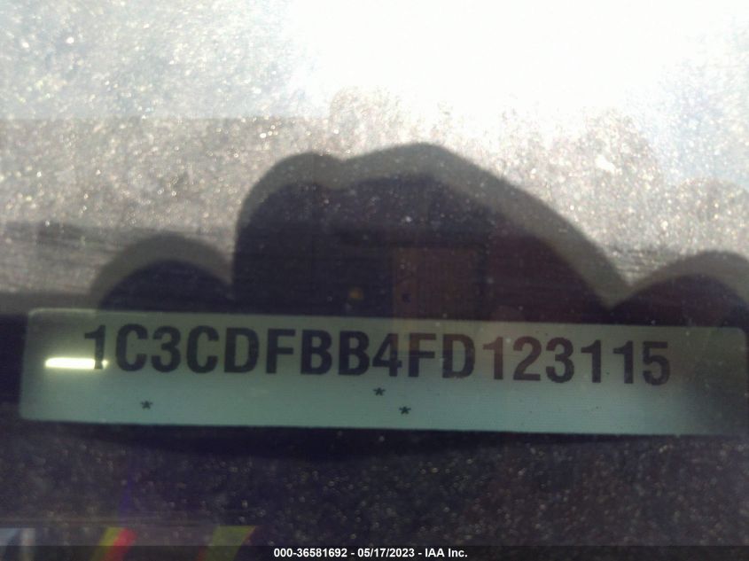 2015 DODGE DART SXT - 1C3CDFBB4FD123115