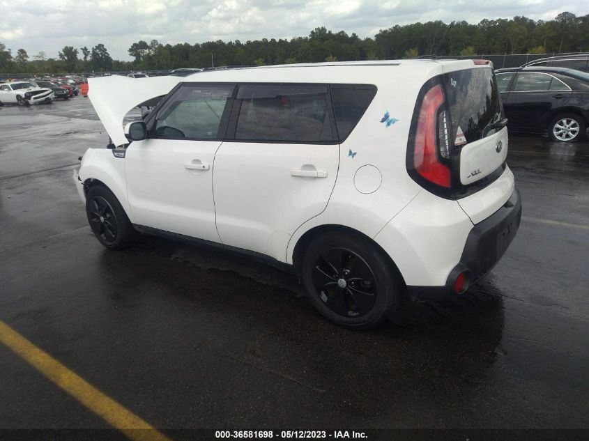 2016 KIA SOUL BASE - KNDJN2A25G7847115