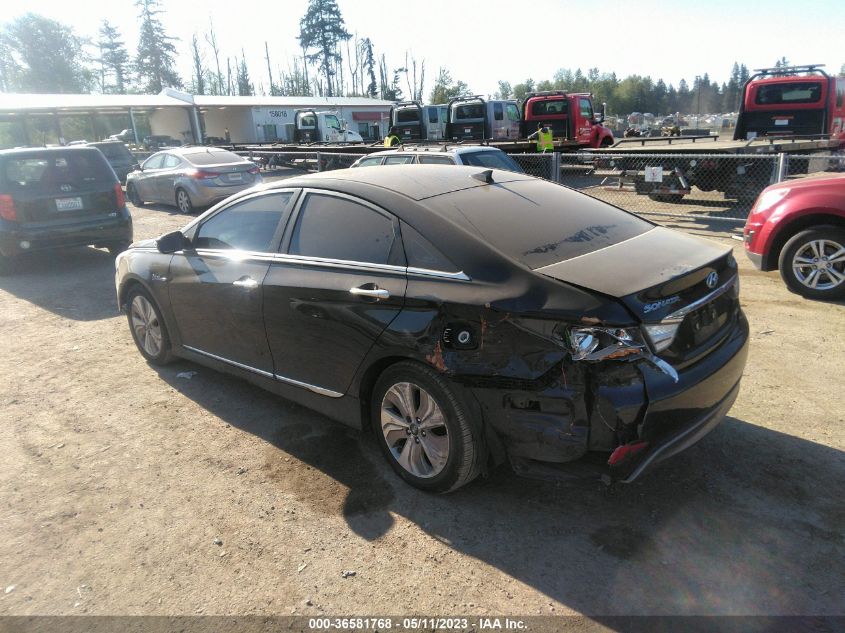 2013 HYUNDAI SONATA HYBRID LIMITED - KMHEC4A44DA101575