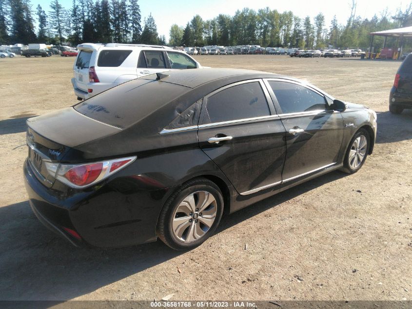 2013 HYUNDAI SONATA HYBRID LIMITED - KMHEC4A44DA101575