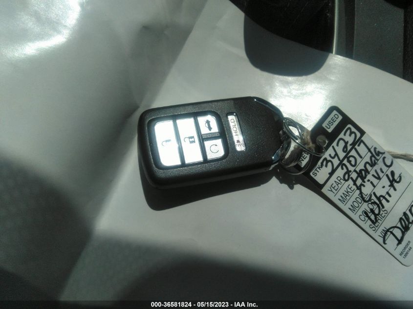 2017 HONDA CIVIC SEDAN TOURING - 19XFC1F91HE032343