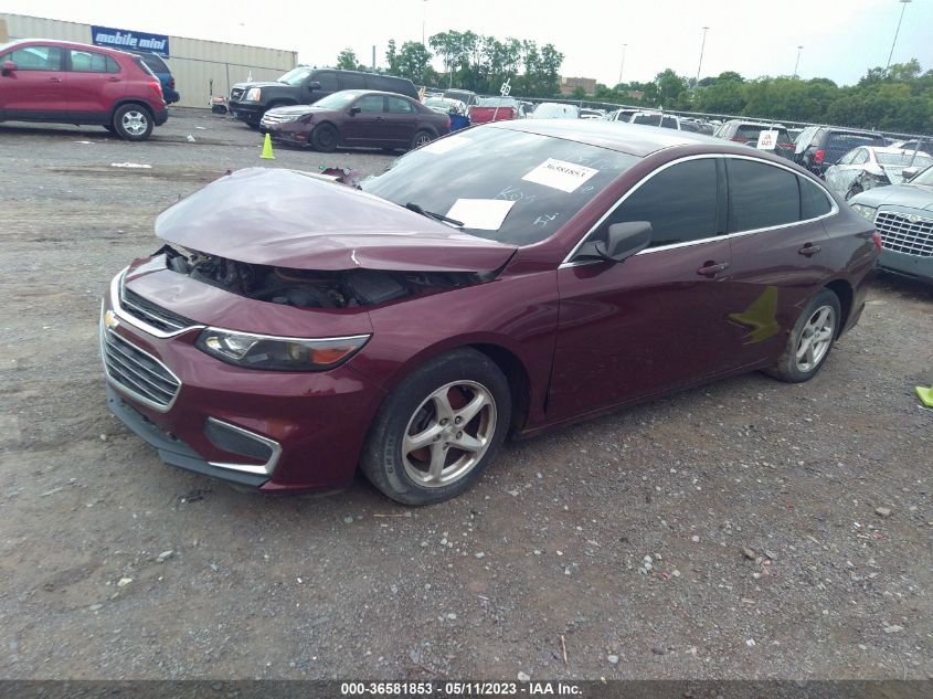 2016 CHEVROLET MALIBU LS - 1G1ZB5ST2GF274032