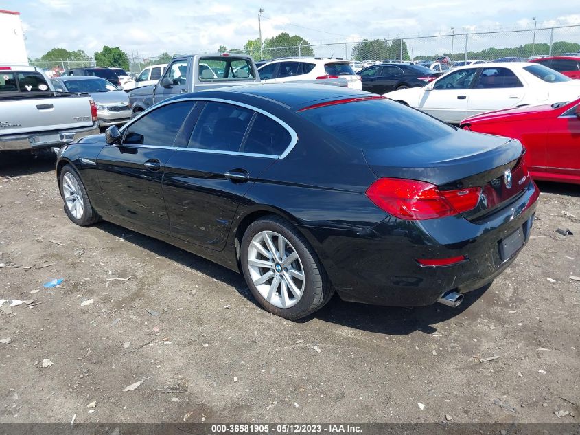 2013 BMW 640I GRAN COUPE WBA6A0C59DDZ04312