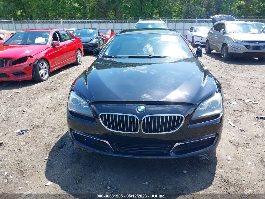2013 BMW 640I GRAN COUPE WBA6A0C59DDZ04312