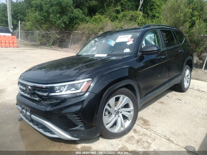 2021 VOLKSWAGEN ATLAS 3.6L V6 SE W/TECHNOLOGY - 1V2WR2CA5MC581532