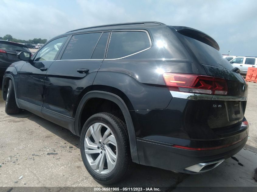 2021 VOLKSWAGEN ATLAS 3.6L V6 SE W/TECHNOLOGY - 1V2WR2CA5MC581532
