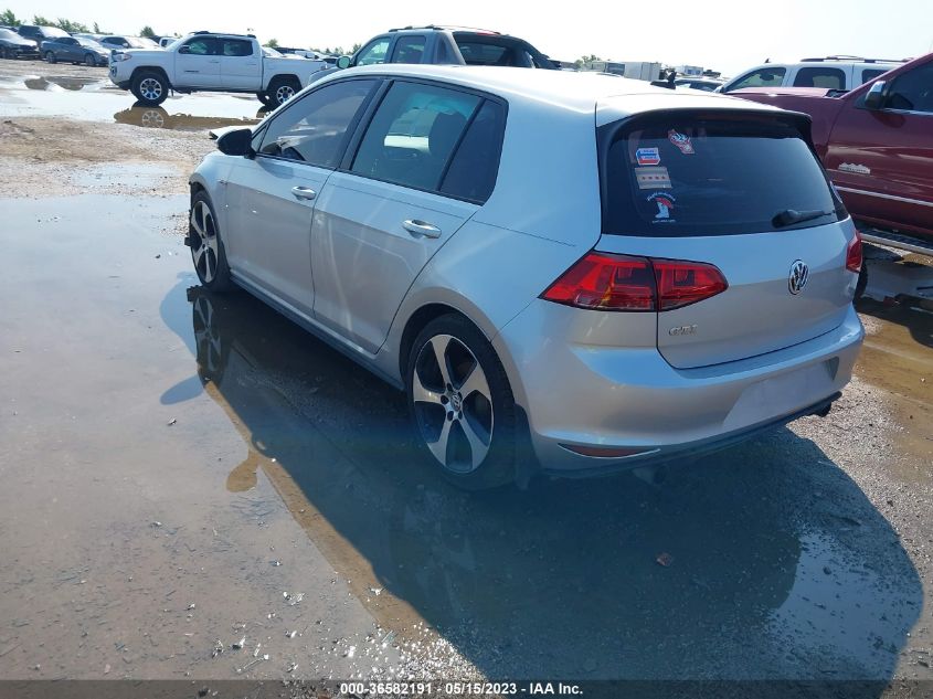 2015 VOLKSWAGEN GOLF GTI SE - 3VW4T7AU7FM056247