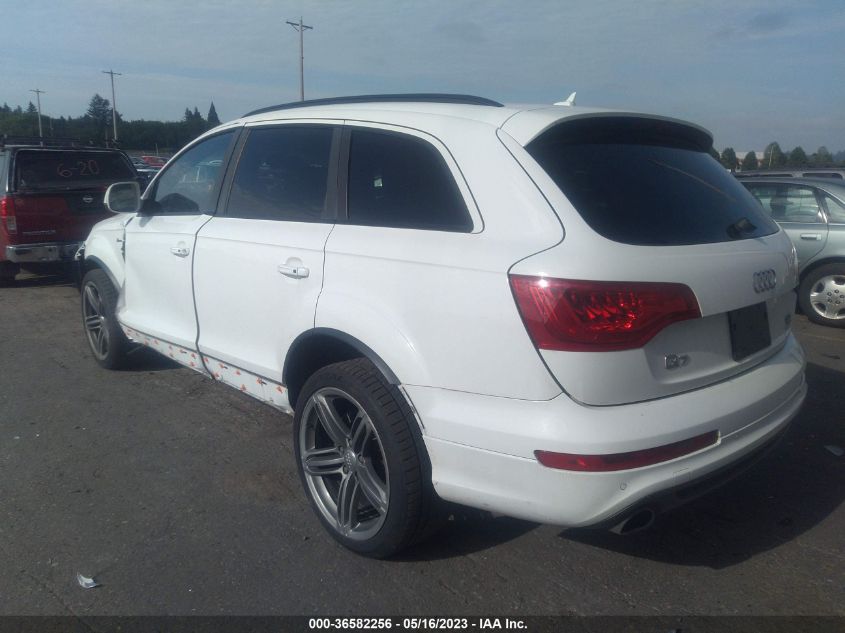 2014 AUDI Q7 3.0T S LINE PRESTIGE - WA1DGAFE3ED005869